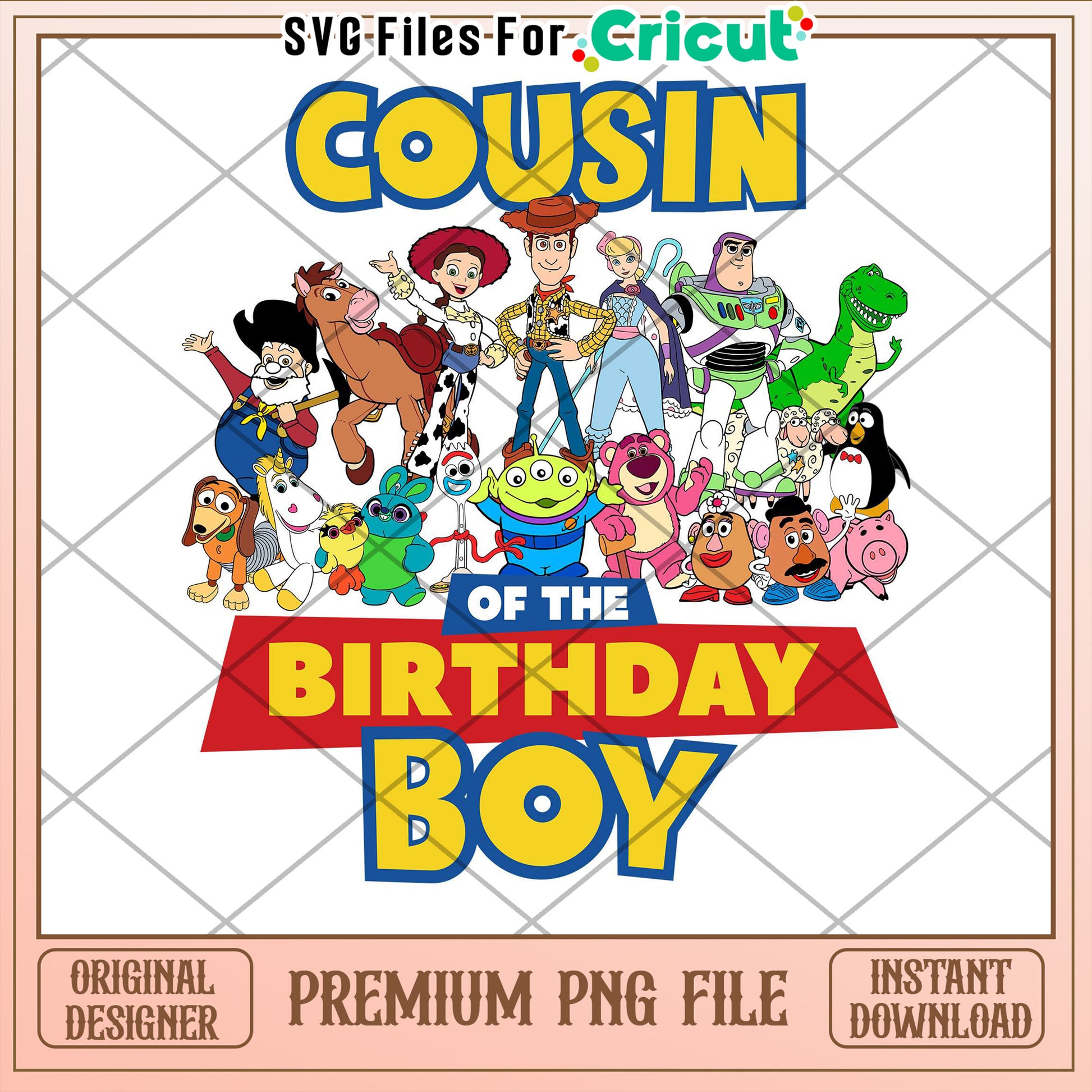 Toy Story Cousin Birthday PNG