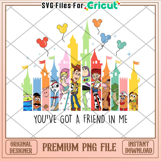 Toy Story Disney Castle PNG