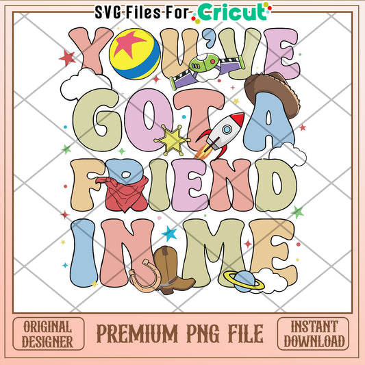 Toy Story Friend PNG Cricut Design