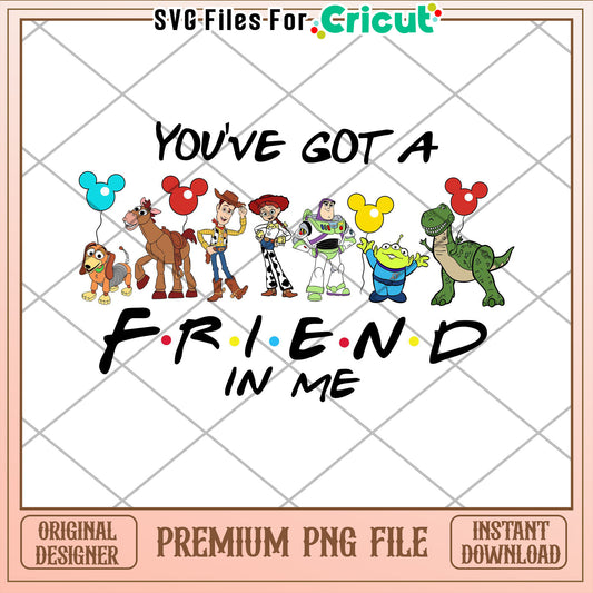 Toy Story Friends PNG Cricut Design