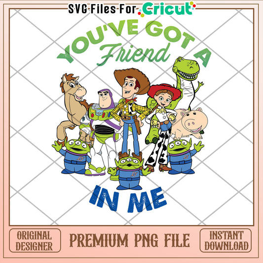Toy Story Friends PNG Cricut File
