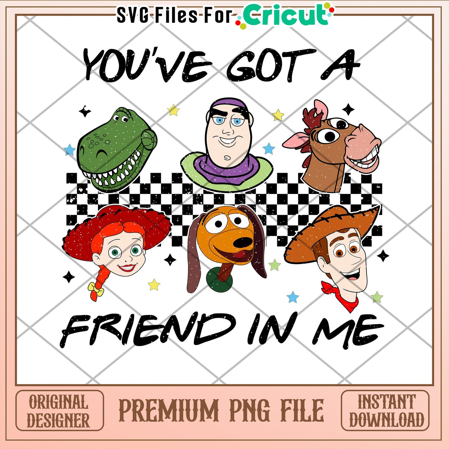 Toy Story Friends PNG Design