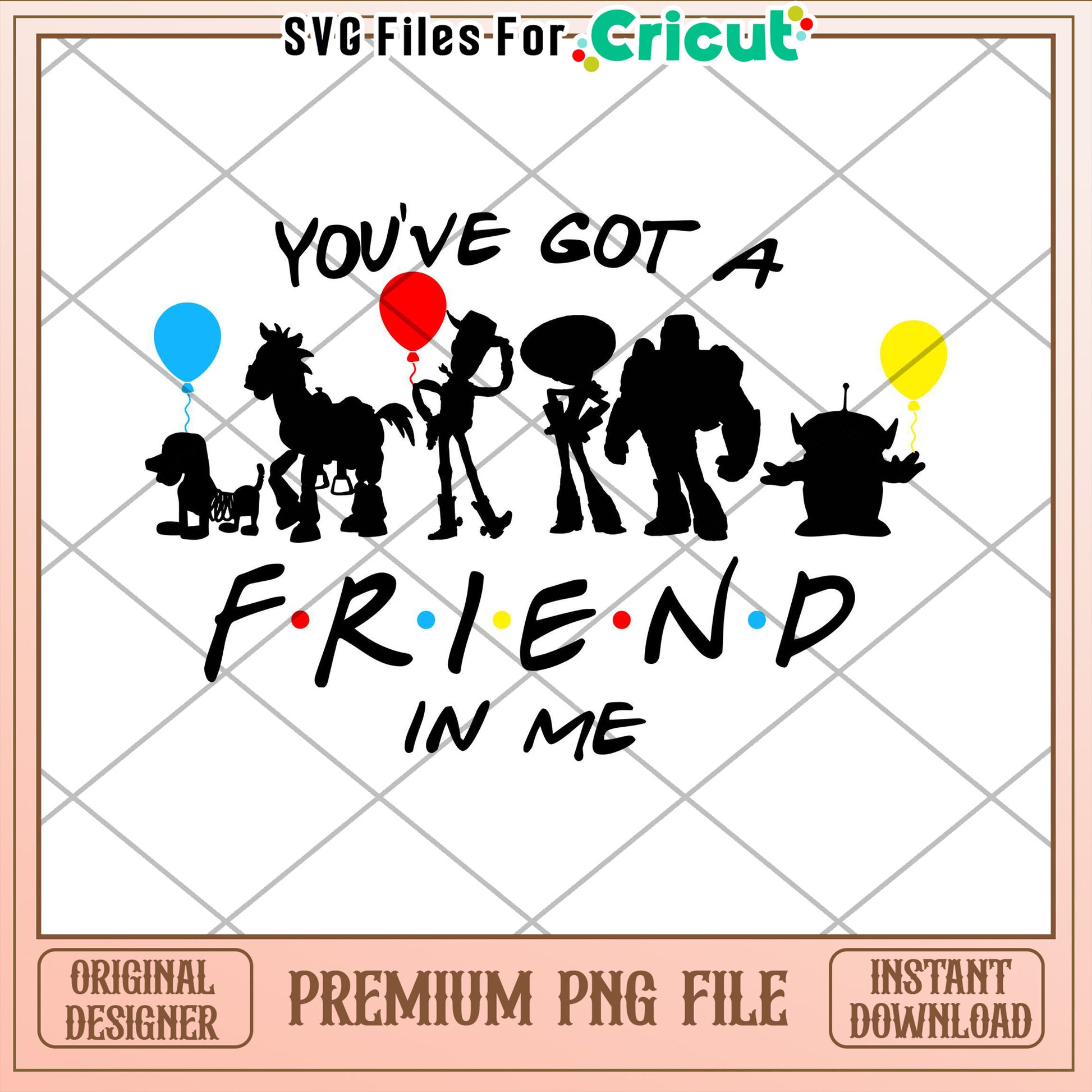 Toy Story Friends PNG Sublimation Design