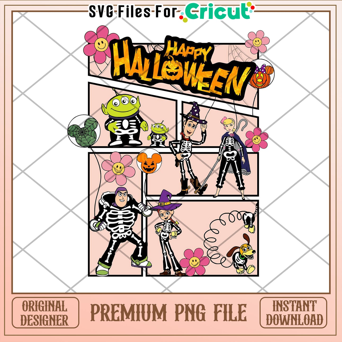 Toy Story Halloween PNG Printable