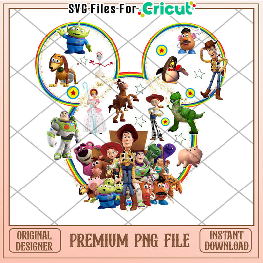 Toy Story Mickey PNG Design
