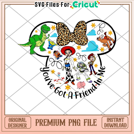 Toy Story Mickey PNG Sublimation Design