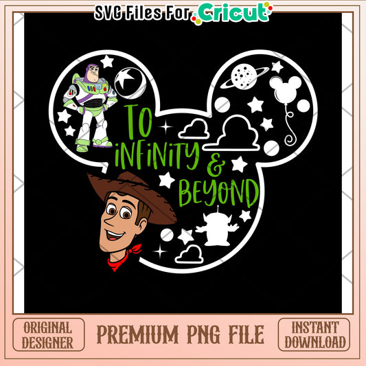 Toy Story Mickey PNG To Infinity & Beyond