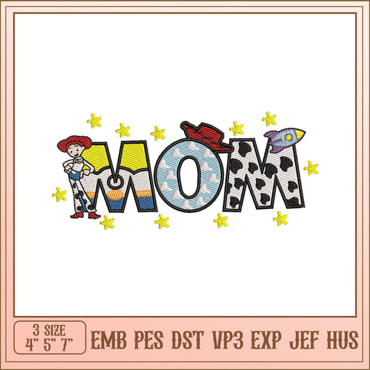 Toy Story Mom Embroidery Design