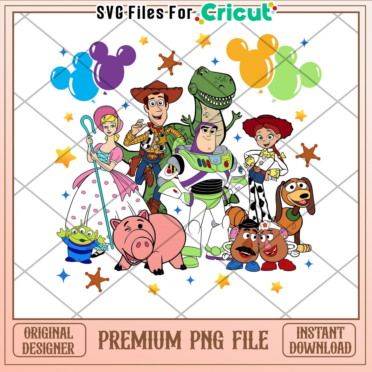 Toy Story PNG Cricut Design