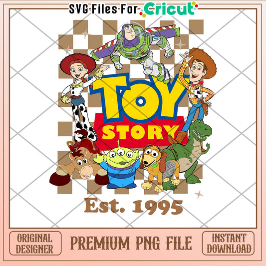 Toy Story PNG Cricut File Instant Download