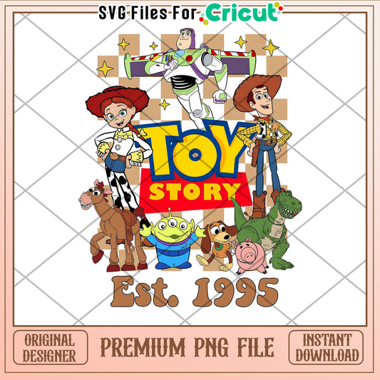 Toy Story PNG Design 1995 Cricut