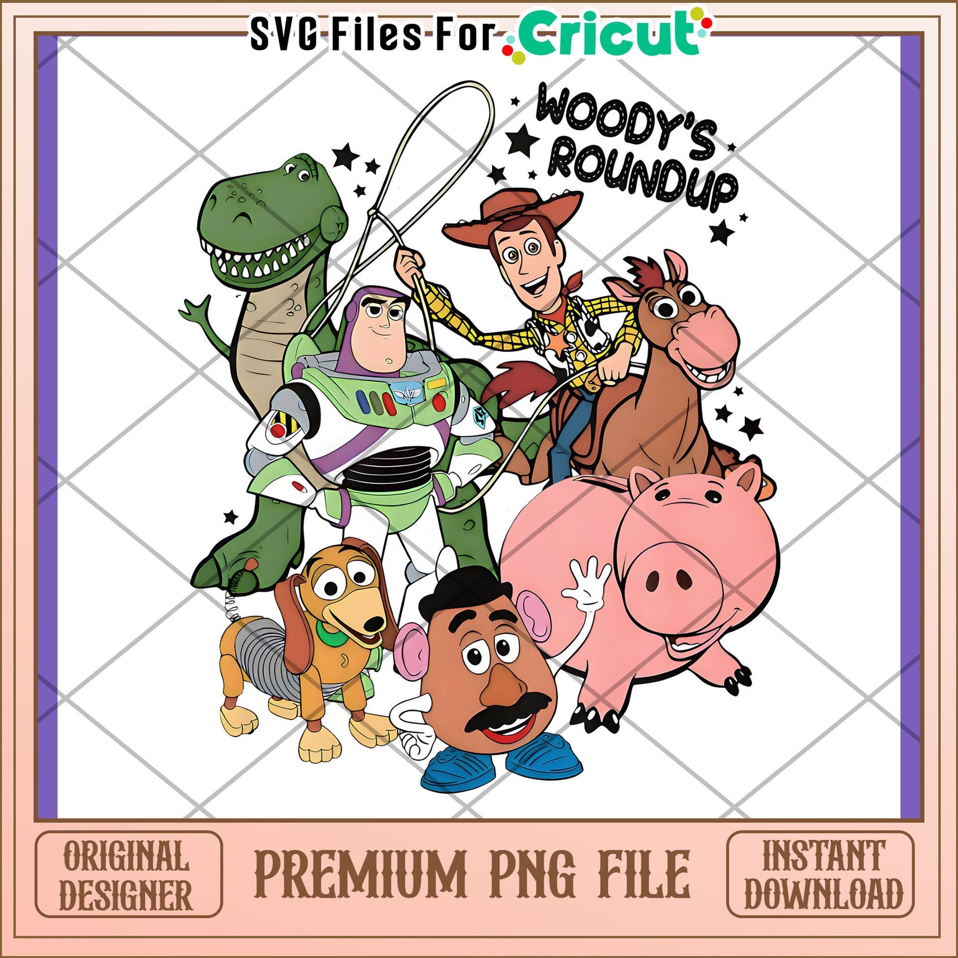 Toy Story PNG Woody's Roundup Characters