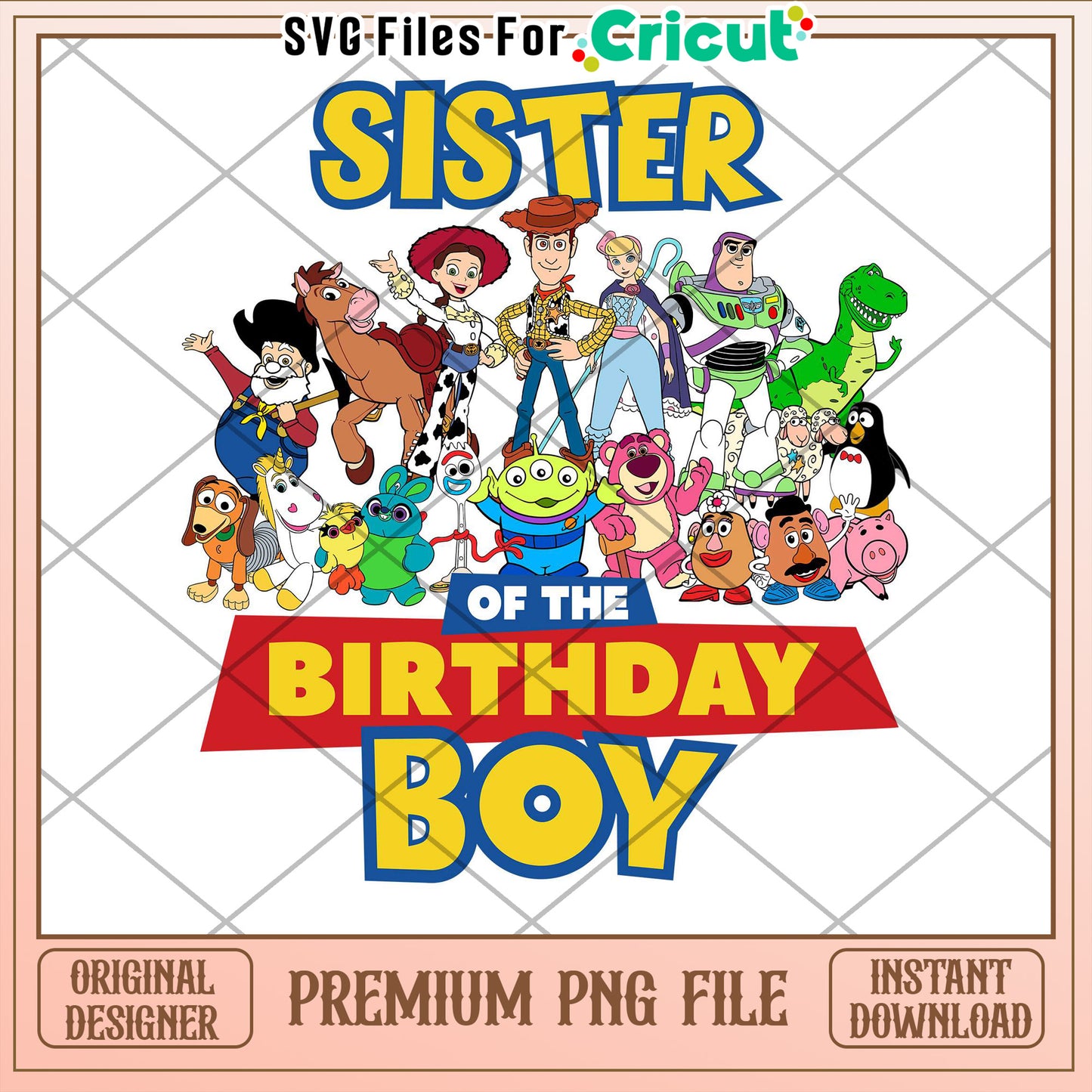 Toy Story Sister Birthday PNG