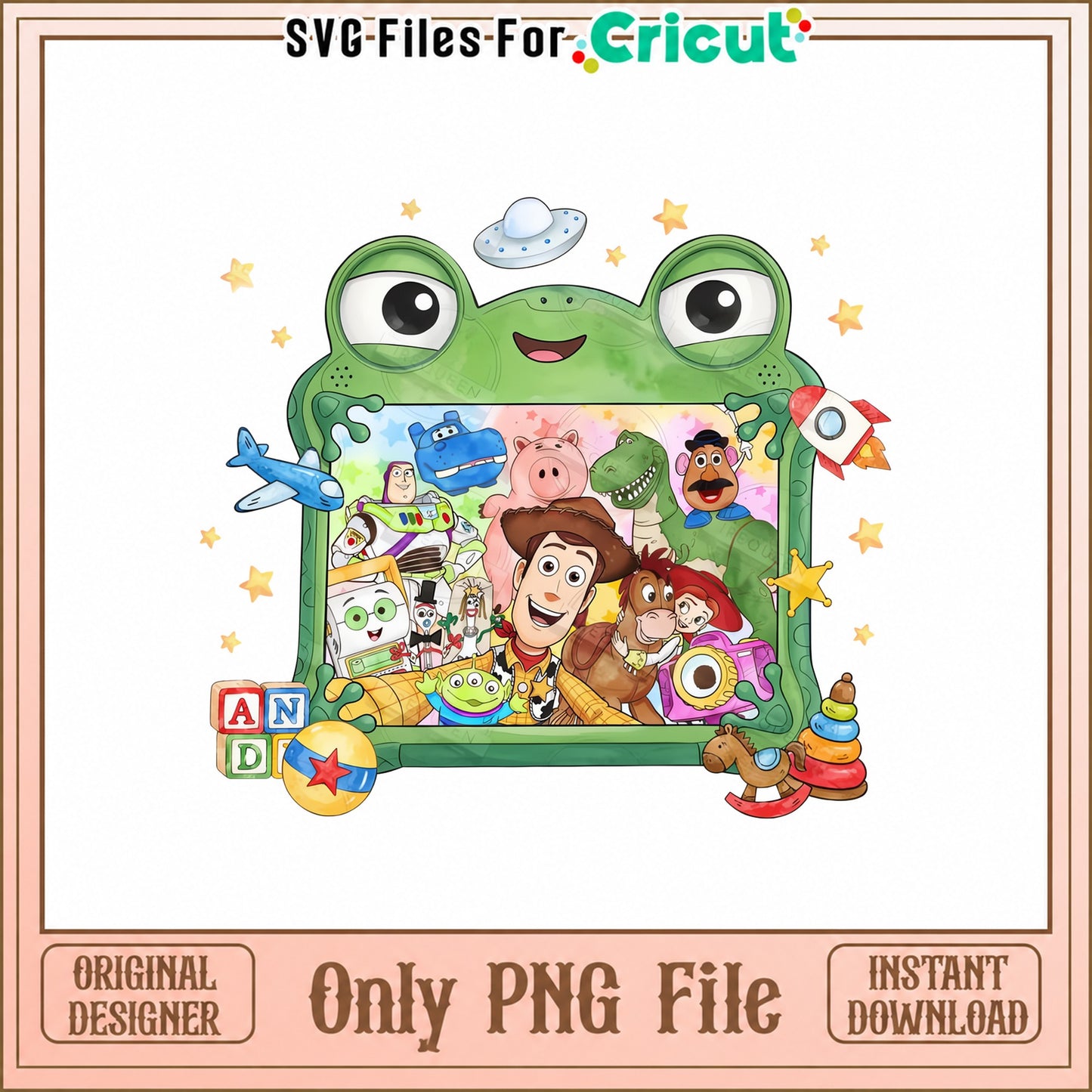 Toy Story Characters PNG Bundle, Disney Pixar PNG, Cricut PNG