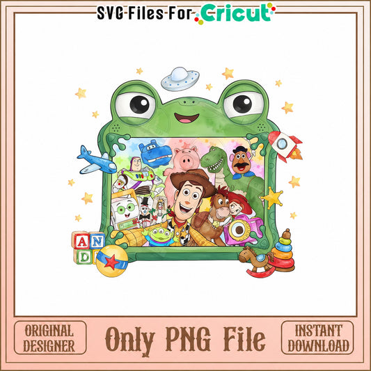 Toy Story Characters PNG Bundle, Disney Pixar PNG, Cricut PNG