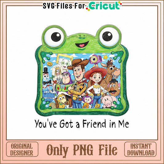 Toy Story Characters PNG, Disney Pixar Bundle, You've Got A Friend PNG