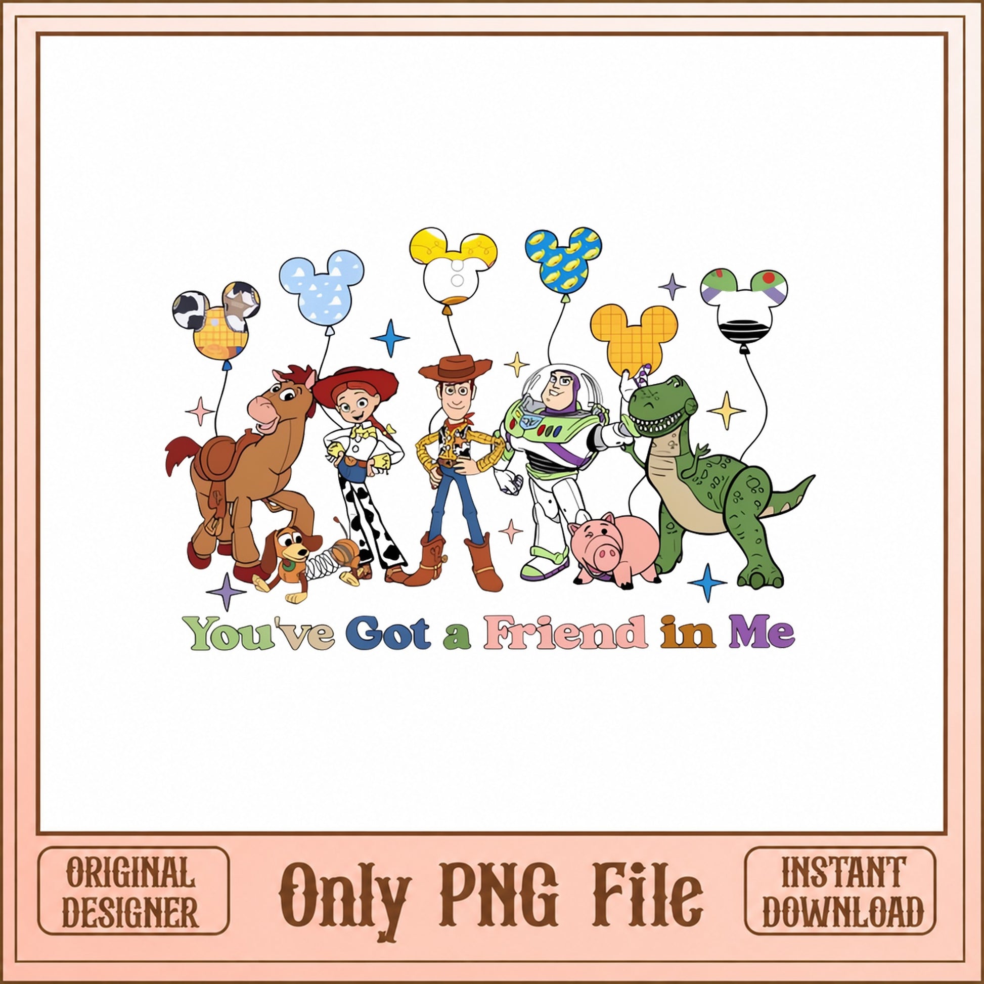 Toy Story Characters SVG Bundle, Disney Pixar SVG, Woody Buzz PNG