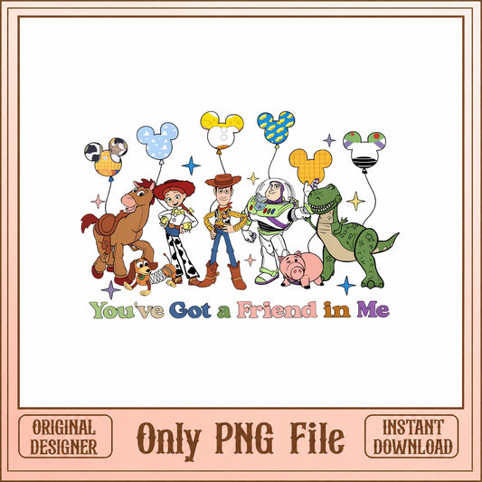 Toy Story Characters SVG Bundle, Disney Pixar SVG, Woody Buzz PNG
