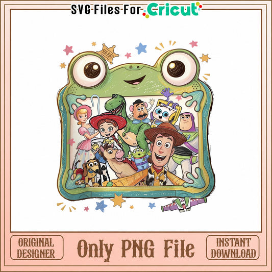 Toy Story Characters SVG Bundle, Pixar Disney SVG, Cricut PNG