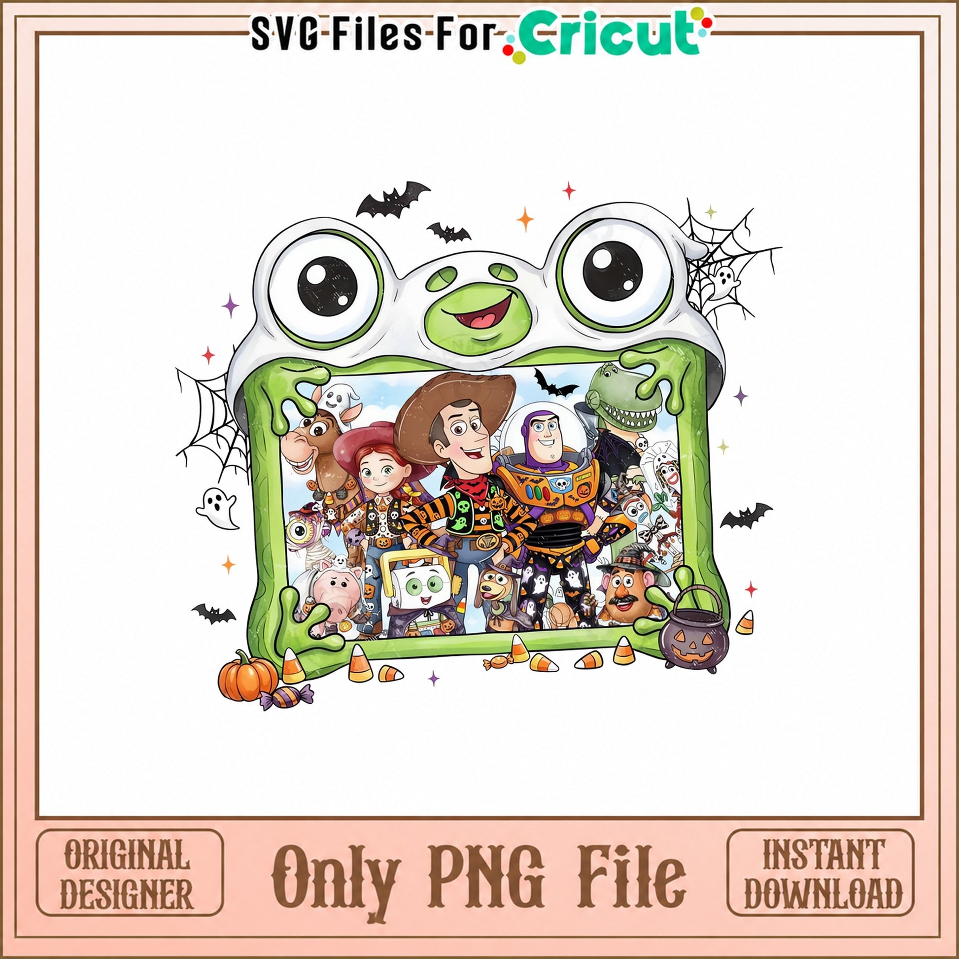 Toy Story Halloween PNG Bundle, Disney Characters PNG, Cricut PNG