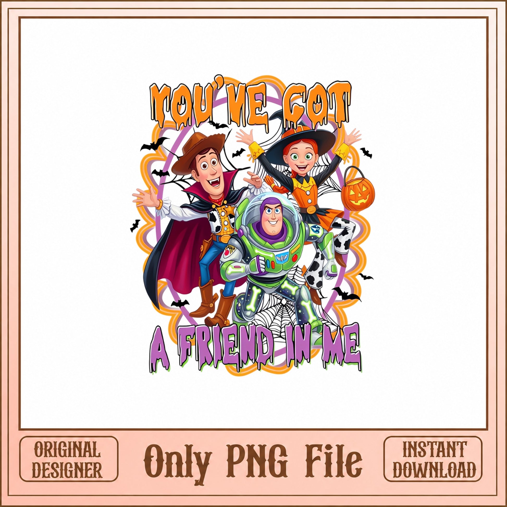 Toy Story Halloween PNG, Disney Characters, Halloween PNG
