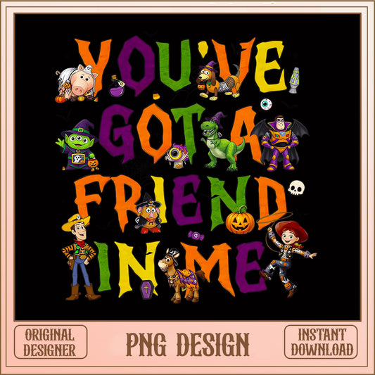 Toy Story Halloween PNG, You've Got A Friend In Me, Disney PNG