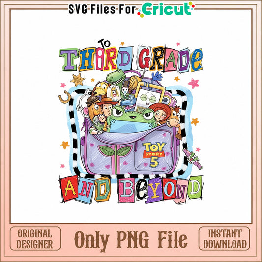 Toy Story To Third Grade And Beyond, Back To School PNG, Disney PNG