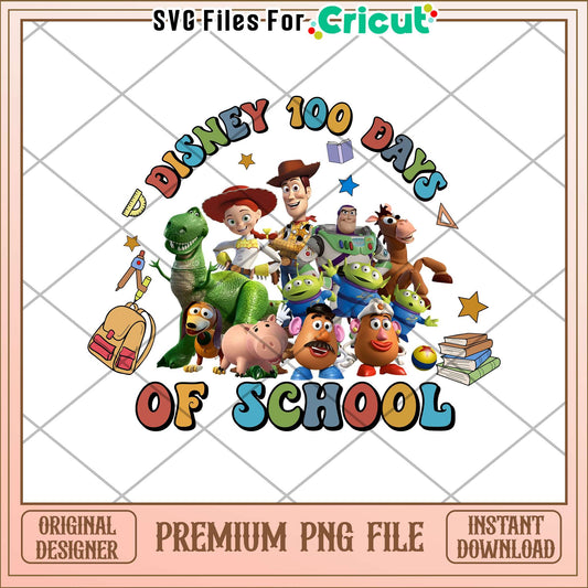 Toy story 100 days of school png, toy story casts png
