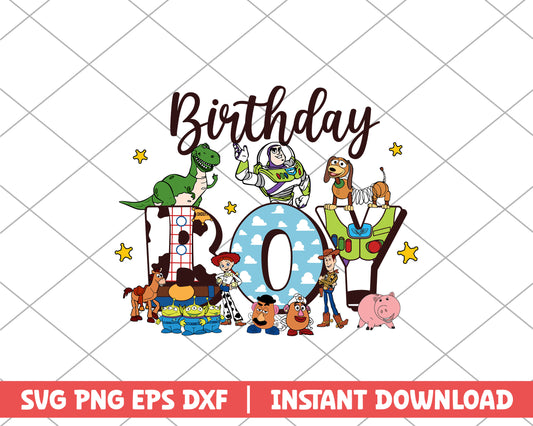 Toy story birthday boy disney svg