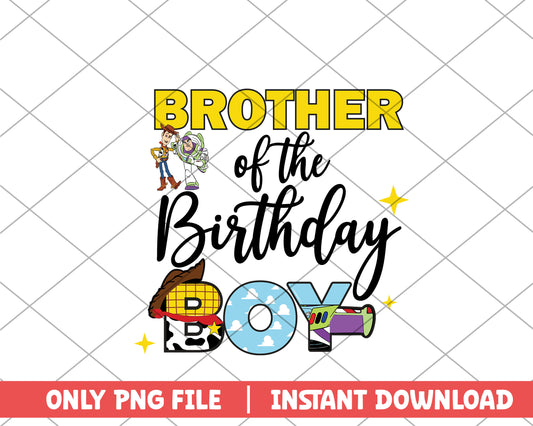 Toy story brother of the bithday boy disney png