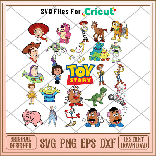 Toy story friends svg bundle