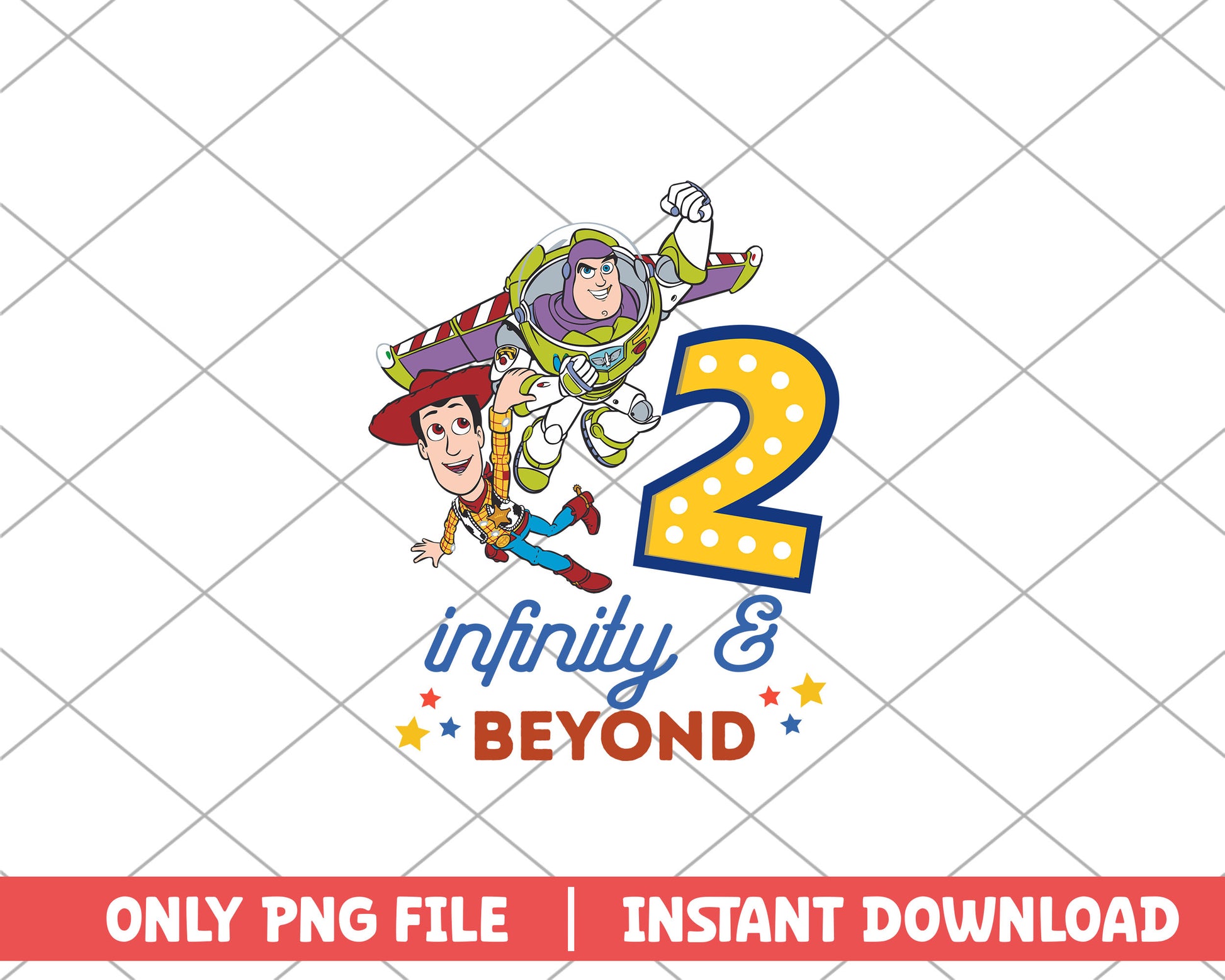 Toy story infinity & beyond two disney png