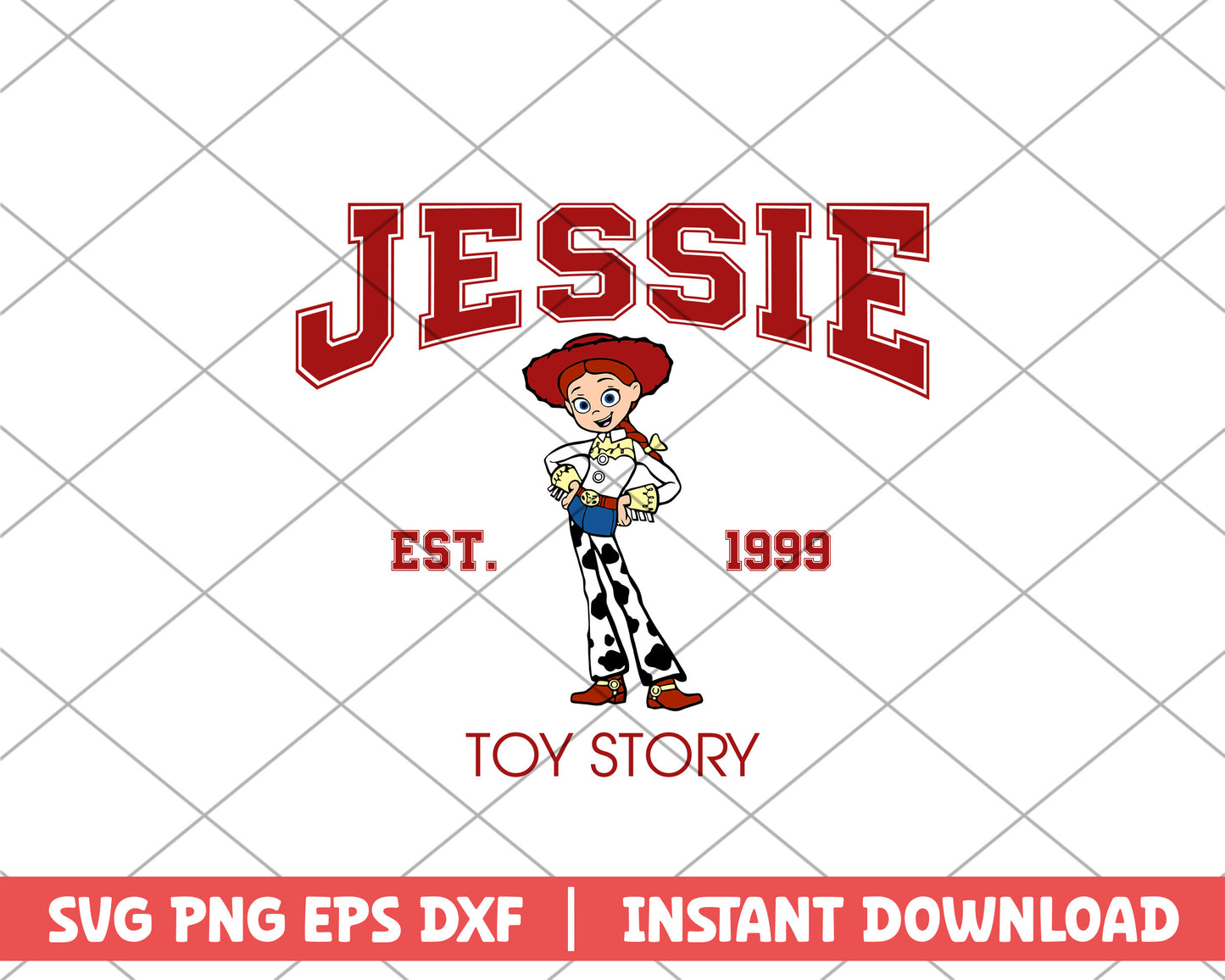 Toy story jessie disney svg