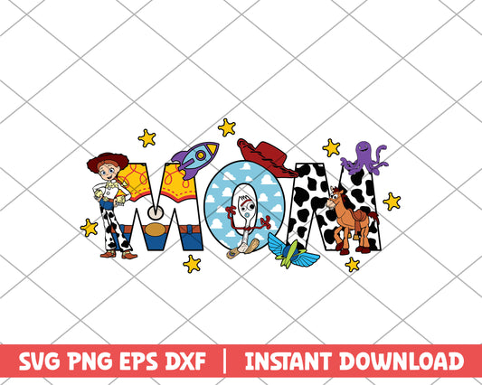 Toy story mom mothers day svg