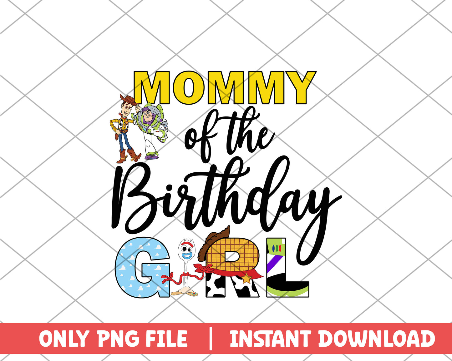 Toy story mommy of the bithday boy disney png