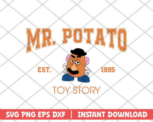 Toy story mr.potato disney svg