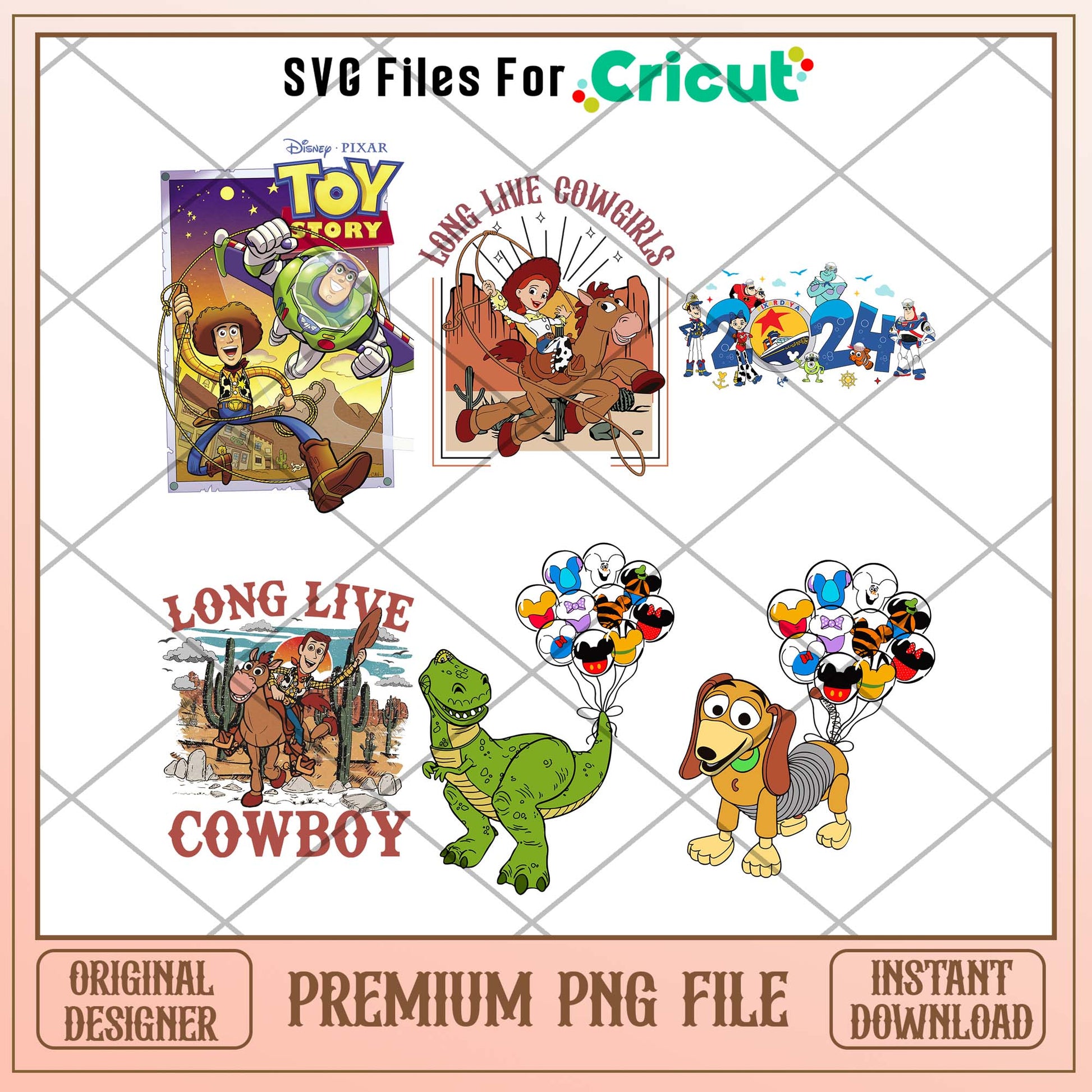 Toy story Disney characters png bundle ver 5