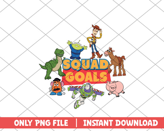 Toy story squad goals disney png