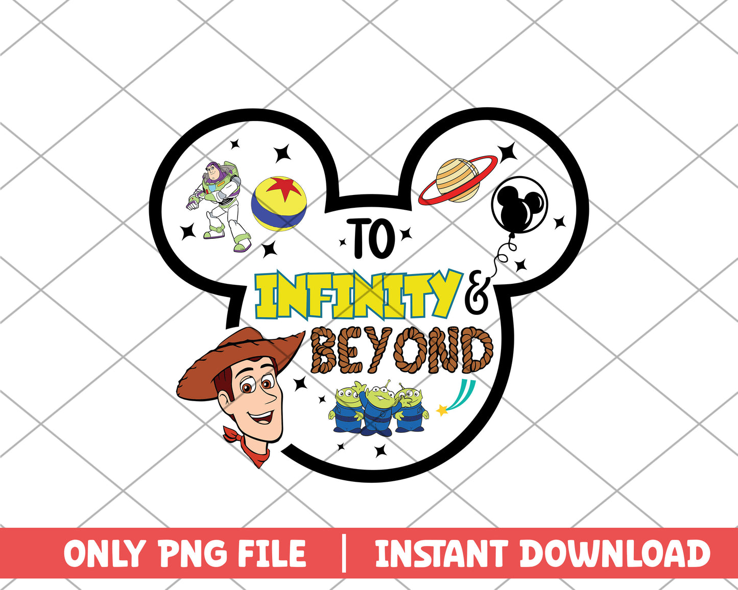 Toy story to infinity beyond disney png