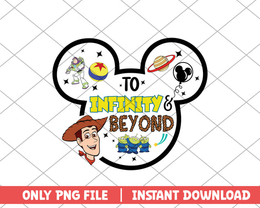 Toy story to infinity beyond disney png