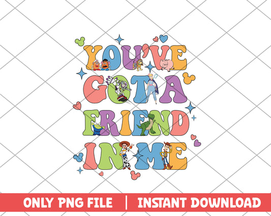Toy story you've got a friend in me disney png