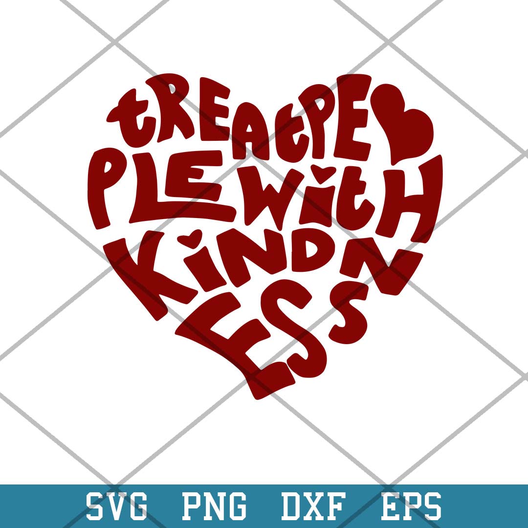 Treat People With Kindness Heart Svg, Halloween Svg-Svgfilesforcricut