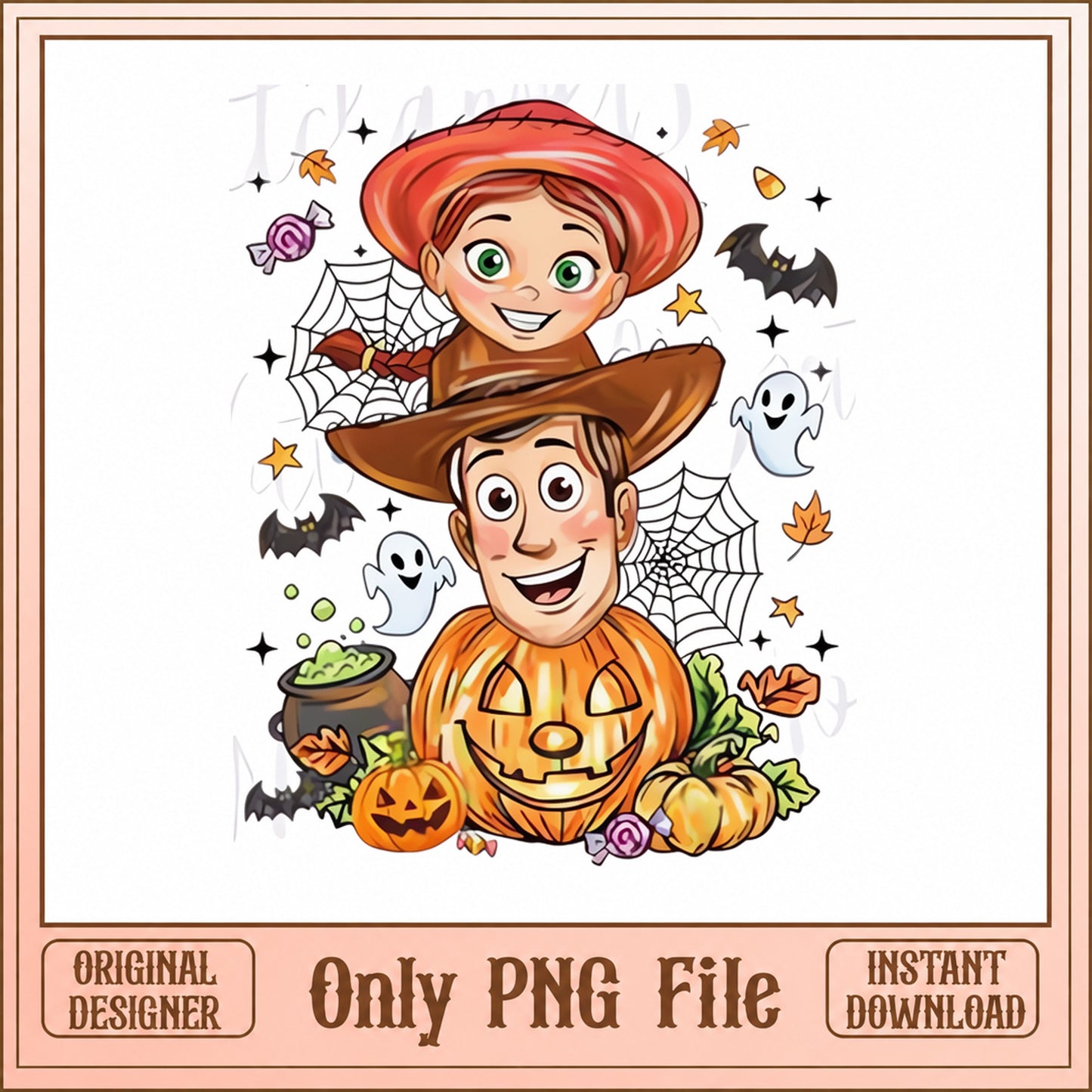 Trick Or Treat Halloween PNG, Fall Pumpkin Clipart, Kids PNG