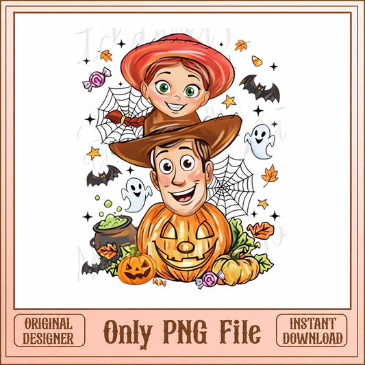 Trick Or Treat Halloween PNG, Fall Pumpkin Clipart, Kids PNG