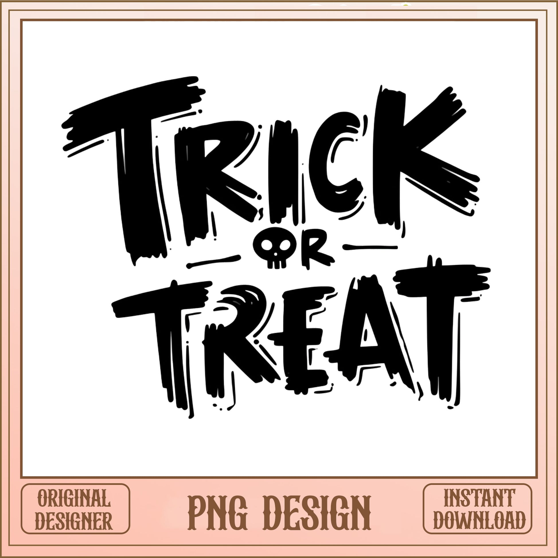 Trick Or Treat Halloween PNG, Spooky Halloween PNG, Halloween PNG