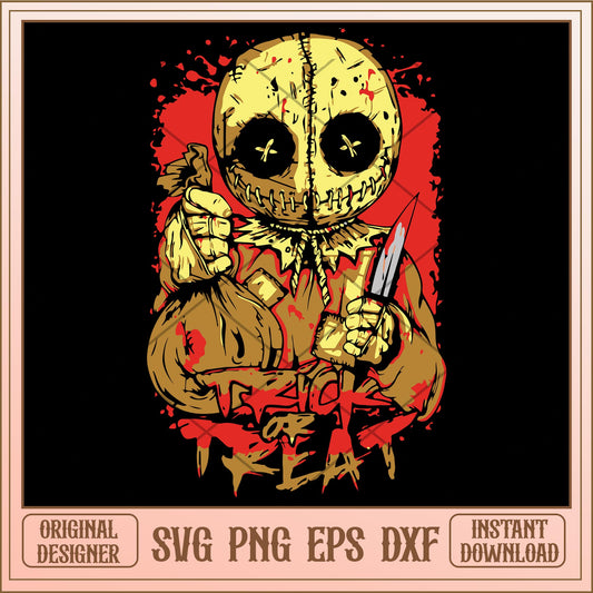 Trick or treat Sam Michael Myers svg, Halloween characters svg, digiotal download