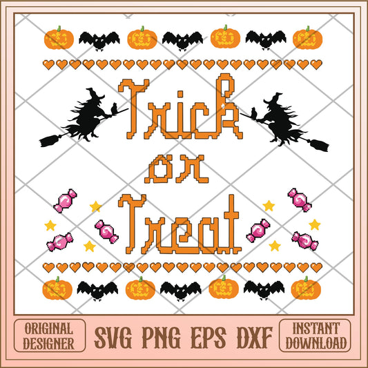 Trick or treat Witch svg, Halloween characters svg, digiotal download
