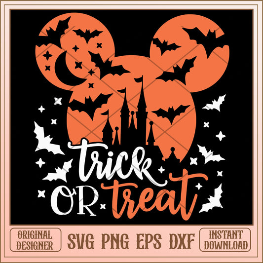 Trick or treat svg, Halloween characters svg, digital download