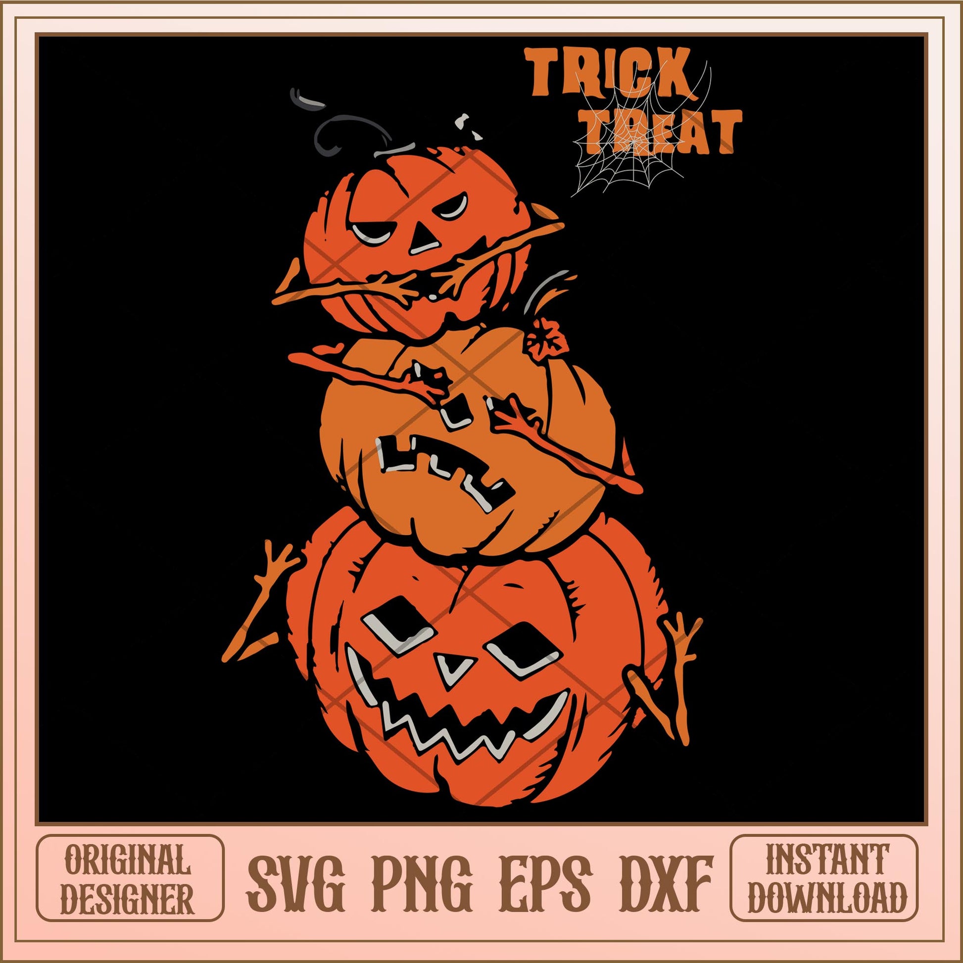 Trick treat pumpkin halloween svg, Halloween characters svg, digiotal download
