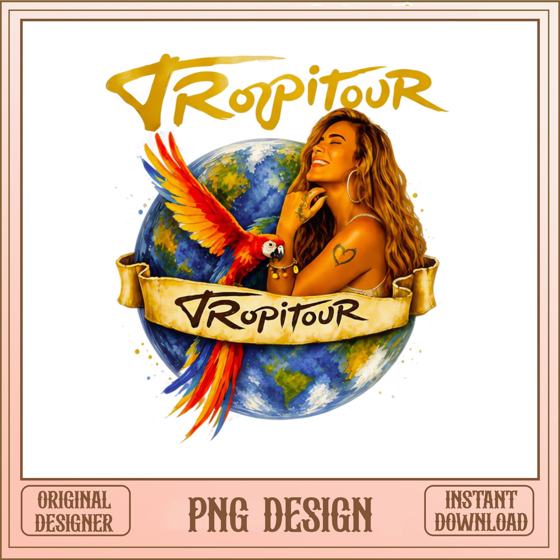 Tropitour PNG, Beyonce Concert Tour Shirt, Music Fan PNG